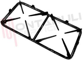 Visualizza i dettagli per GRIGLIA 2 FUOCHI GHISA 438X210MM. ONOFRI Immagine di GRIGLIA 2 FUOCHI GHISA 438X210MM. ONOFRI