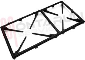 Visualizza i dettagli per GRIGLIA 2 FUOCHI GHISA 400X209MM. ONOFRI NERA Immagine di GRIGLIA 2 FUOCHI GHISA 400X209MM. ONOFRI NERA