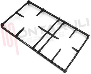 Immagine di GRIGLIA 2 FUOCHI GHISA 410X243MM. MAGIC CHEF