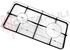 Immagine di GRIGLIA 2 FUOCHI PIATTINA 470X224MM. INDESIT