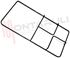 Immagine di GRIGLIA 1 FUOCO+PIASTRA PIATTINA 460X223MM. SMEG