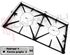 Immagine di GRIGLIA 2 FUOCHI GHISA 450X275MM. REX NAONIS