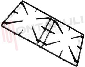 Visualizza i dettagli per GRIGLIA 2 FUOCHI GHISA 465X240MM. SMEG MARRONE Immagine di GRIGLIA 2 FUOCHI GHISA 465X240MM. SMEG MARRONE