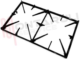 Immagine di GRIGLIA 2 FUOCHI GHISA 450X275MM. REX NAONIS