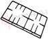 Immagine di GRIGLIA 2 FUOCHI GHISA 409X232MM. TRIPLEX