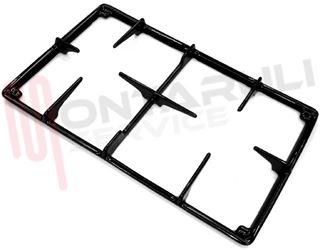 Immagine di GRIGLIA 2 FUOCHI GHISA 410X255MM. ZOPPAS