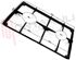 Immagine di GRIGLIA 2 FUOCHI GHISA 410X255MM. ZOPPAS