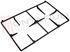 Immagine di GRIGLIA 2 FUOCHI GHISA 430X274MM. ZOPPAS
