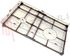 Immagine di GRIGLIA 2 FUOCHI GHISA 430X270MM. SALVARANI MARRONE