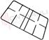 Immagine di GRIGLIA 2 FUOCHI PIATTINA 413X278MM. ZANUSSI