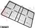 Immagine di GRIGLIA 2 FUOCHI PIATTINA 413X278MM. ZANUSSI