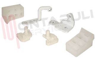Immagine di CERNIERA CENTRALE BIANCA KIT REVERSIBILE PORTE FRIGO