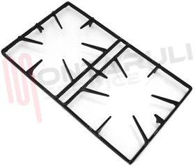 Visualizza i dettagli per GRIGLIA 2 FUOCHI GHISA 429X253MM. NERA AREILOS Immagine di GRIGLIA 2 FUOCHI GHISA 429X253MM. NERA AREILOS