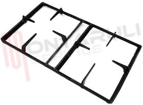 Visualizza i dettagli per GRIGLIA 2 FUOCHI GHISA 447X254MM. NERA REX NAONIS Immagine di GRIGLIA 2 FUOCHI GHISA 447X254MM. NERA REX NAONIS