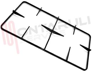 Immagine di GRIGLIA 2 FUOCHI PIATTINA 477X275MM. MARRONE GLEMGAS