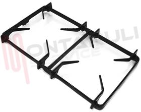 Visualizza i dettagli per GRIGLIA 2 FUOCHI GHISA 393X213MM. NERA OLMAR Immagine di GRIGLIA 2 FUOCHI GHISA 393X213MM. NERA OLMAR