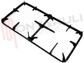 Visualizza i dettagli per GRIGLIA 2 FUOCHI GHISA 445X230MM. TRIPLEX Immagine di GRIGLIA 2 FUOCHI GHISA 445X230MM. TRIPLEX
