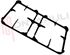 Immagine di GRIGLIA GHISA 2 FUOCHI 450X231MM. NERA TRIPLEX