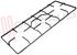 Immagine di GRIGLIA 3 FUOCHI PIATTINA 532X220MM. PARKER