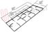 Immagine di GRIGLIA 3 FUOCHI PIATTINA 532X220MM. PARKER