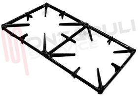 Visualizza i dettagli per GRIGLIA 2 FUOCHI GHISA 497X255MM. BECCHI Immagine di GRIGLIA 2 FUOCHI GHISA 497X255MM. BECCHI