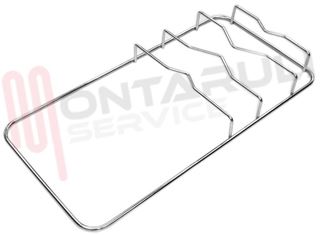 Immagine di GRIGLIA 1 FUOCO + PIASTRA FILO 457X227MM. CROMATA ARISTON