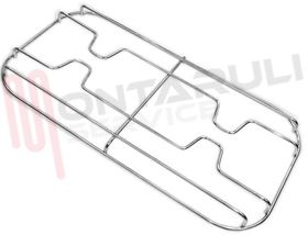 Visualizza i dettagli per GRIGLIA 2 FUOCHI FILO 462X240MM. CROMATA SMALVIC Immagine di GRIGLIA 2 FUOCHI FILO 462X240MM. CROMATA SMALVIC