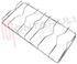 Immagine di GRIGLIA 2 FUOCHI FILO 455X235MM. H.40MM. CROMATA ARISTON