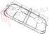 Immagine di GRIGLIA 2 FUOCHI FILO 462X230MM. CROMATA SMALVIC