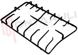 Immagine di GRIGLIA 2 FUOCHI PIATTINA 436X268MM. DX ONOFRI