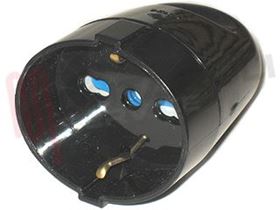 Visualizza i dettagli per PRESA VOLANTE SCHUKO 2X16A+T BIVALENTE NERA Immagine di PRESA VOLANTE SCHUKO 2X16A+T BIVALENTE NERA