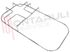 Immagine di GRIGLIA 1 FUOCO + PIASTRA FILO 453X237MM. CROMATA STIL DOMUS