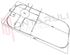 Immagine di GRIGLIA 1 FUOCO + PIASTRA FILO 453X237MM. CROMATA STIL DOMUS