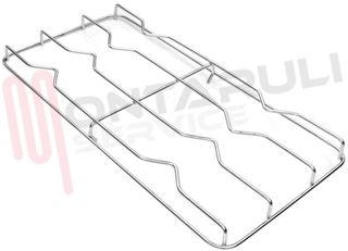 Immagine di GRIGLIA 2 FUOCHI FILO 482X239MM. CROMATA ARISTON