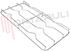 Immagine di GRIGLIA 2 FUOCHI FILO 482X239MM. INOX ARISTON