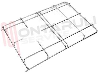 Immagine di GRIGLIA 1 FUOCO + PIASTRA FILO 470X319MM. CROMATA IGNIS