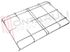Immagine di GRIGLIA 1 FUOCO + PIASTRA FILO 470X319MM. CROMATA IGNIS