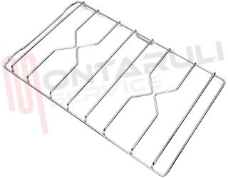 Immagine di GRIGLIA 2 FUOCHI FILO 452X279MM. INOX ZANUSSI