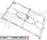 Immagine di GRIGLIA 2 FUOCHI FILO 423X247MM. CROMATA IGNIS
