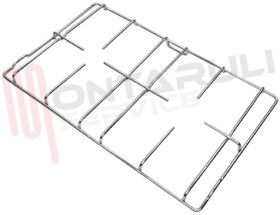 Visualizza i dettagli per GRIGLIA 2 FUOCHI FILO 454X278MM. H.21MM. KIT 2PZ. ZANUSSI Immagine di GRIGLIA 2 FUOCHI FILO 454X278MM. H.21MM. KIT 2PZ. ZANUSSI