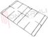 Immagine di GRIGLIA 2 FUOCHI FILO 454X278MM. H.21MM. KIT 2PZ. ZANUSSI