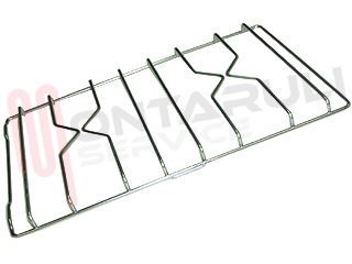 Immagine di GRIGLIA 2 FUOCHI FILO 453X278MM. INOX DX ZANUSSI