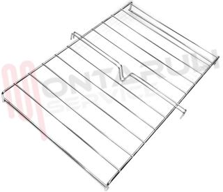 Immagine di GRIGLIA 2 FUOCHI FILO 457X287MM. CROMATA ZANUSSI