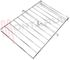 Immagine di GRIGLIA 2 FUOCHI FILO 457X287MM. CROMATA ZANUSSI