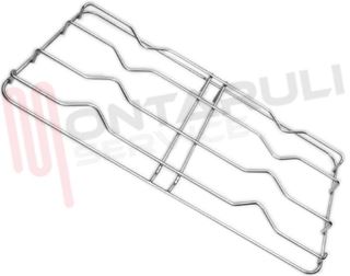 Immagine di GRIGLIA 2 FUOCHI FILO 482X239MM. INOX RINFORZATA ARISTON