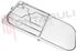Immagine di GRIGLIA 1 FUOCO + PIASTRA FILO 462X240MM. CROMATA SMALVIC
