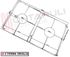 Immagine di GRIGLIA 2 FUOCHI FILO 470X263MM. CROMATA IGNIS