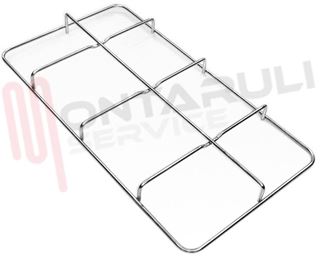Immagine di GRIGLIA 2 FUOCHI FILO 415X226MM. CROMATA PARKER