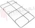 Immagine di GRIGLIA 2 FUOCHI FILO 415X226MM. CROMATA PARKER