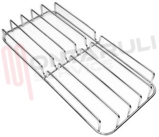 Immagine di GRIGLIA 2 FUOCHI FILO 455X213MM. CROMATA ARISTON